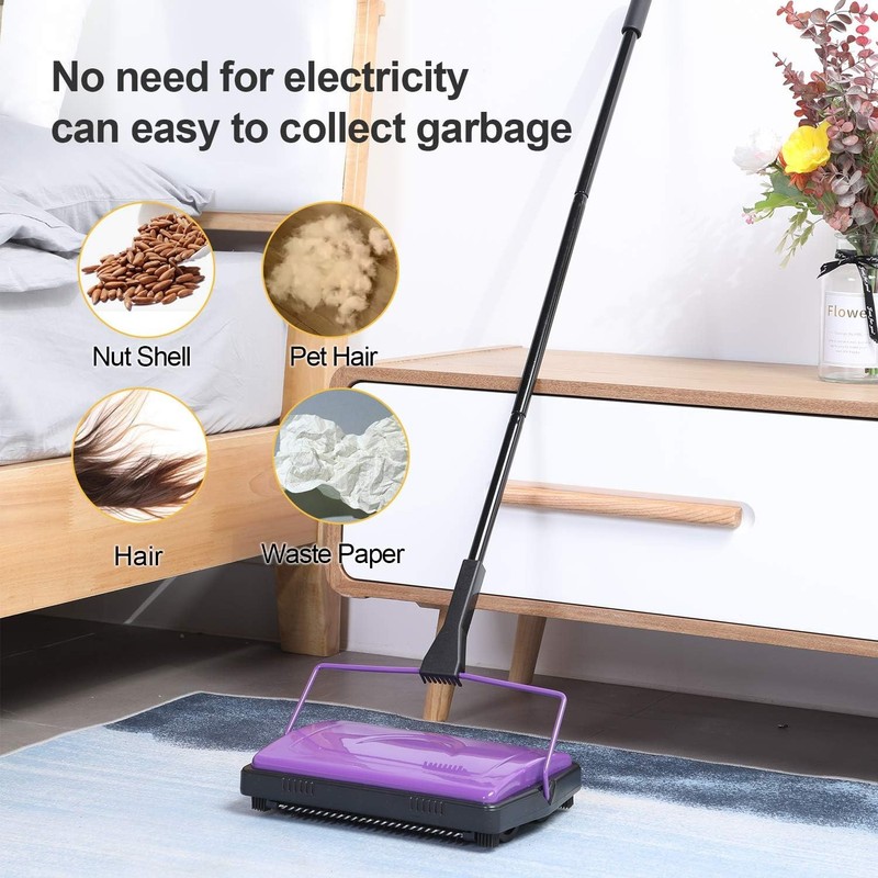 Carpet Sweeper Cleaner for Home & Office, Rugs, Pet Hair, Dust & Small Debris gallery