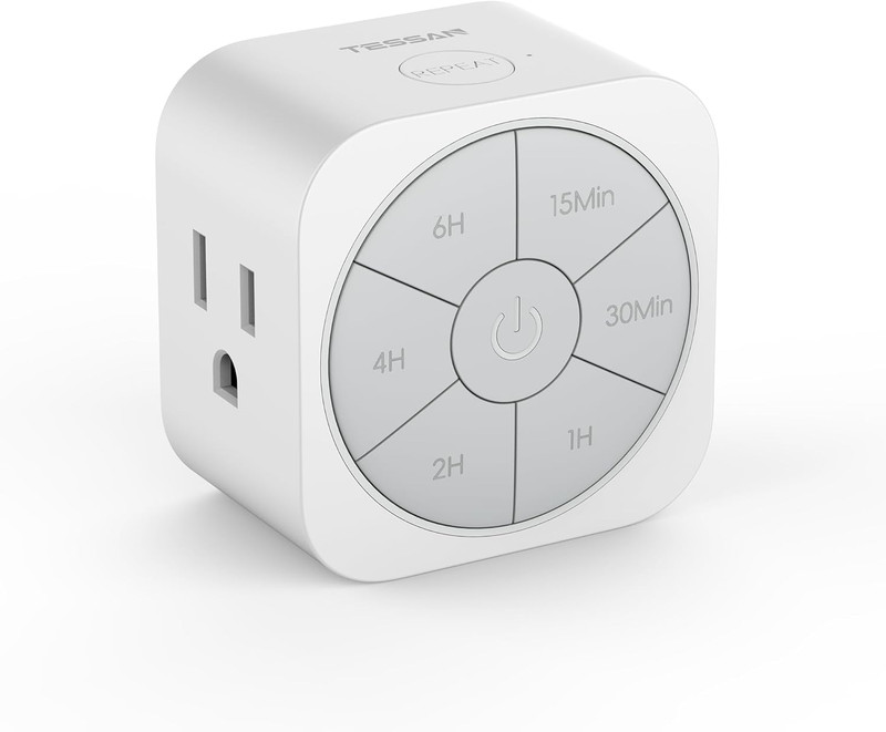 Outlet Timer Indoor 2 Pack, Countdown Timers for Electrical Outlets up to 6H for gallery