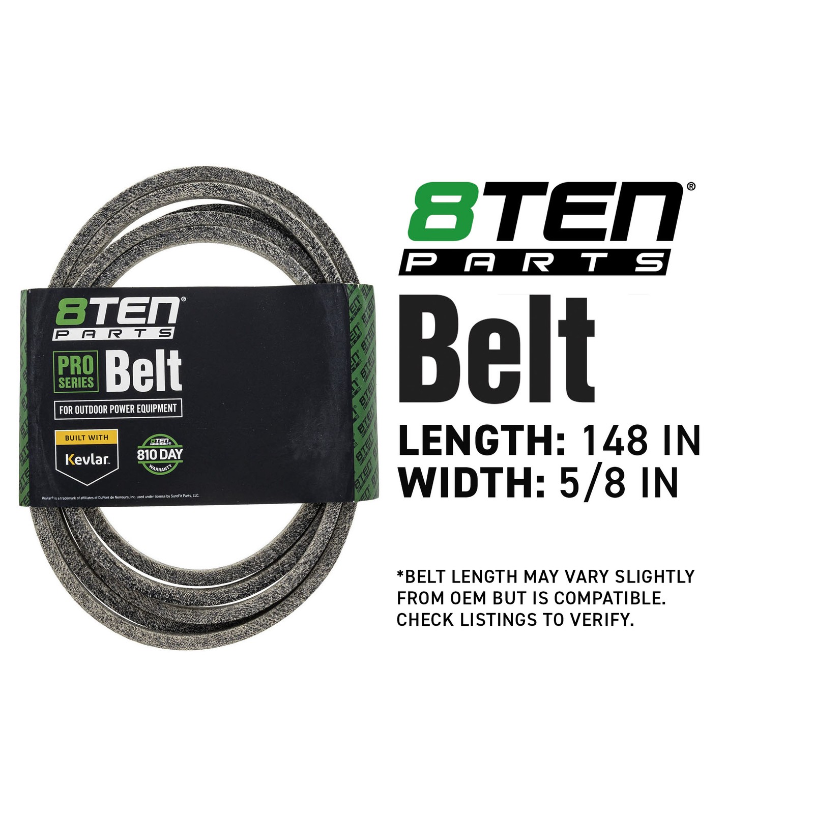 8TEN Deck Kit Blade Belt for Cub Cadet RZT54 MTD ZTL54 Z6600 54 Inch gallery