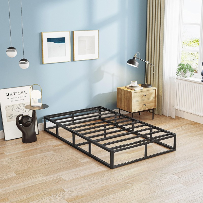 7 Inch Box Spring for Twin Bed,High Profile Strong Metal Frame Mattress Found... gallery