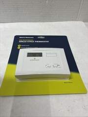 White Rodgers NP110 Rectangle 24V Push Buttons Single Pole Thermostat