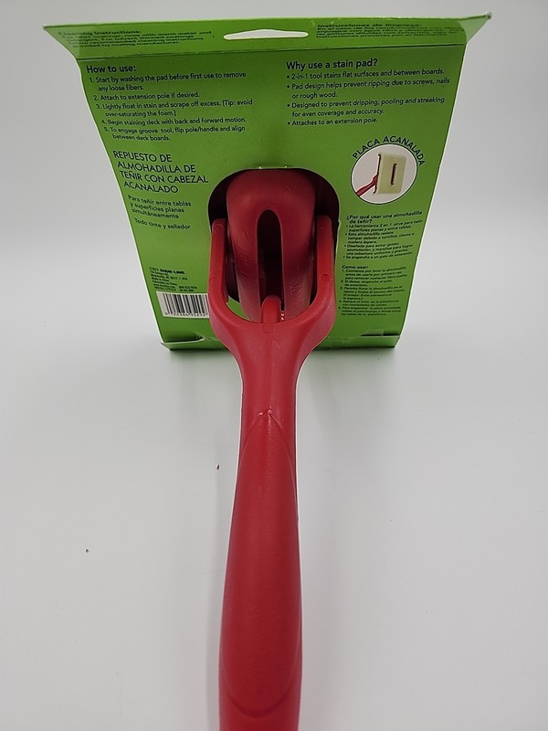 SHUR-LINE 2007090 Staining Pad, Plastic, 7-5/8 in.L, Red gallery