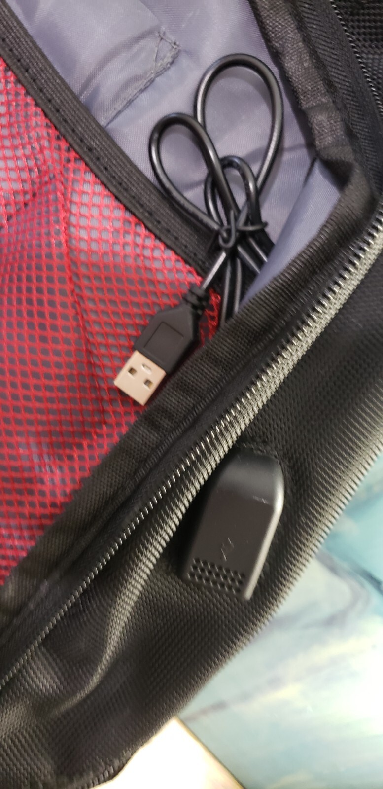 Backpack with USB Plug To Power Phone With Solar Panel 4