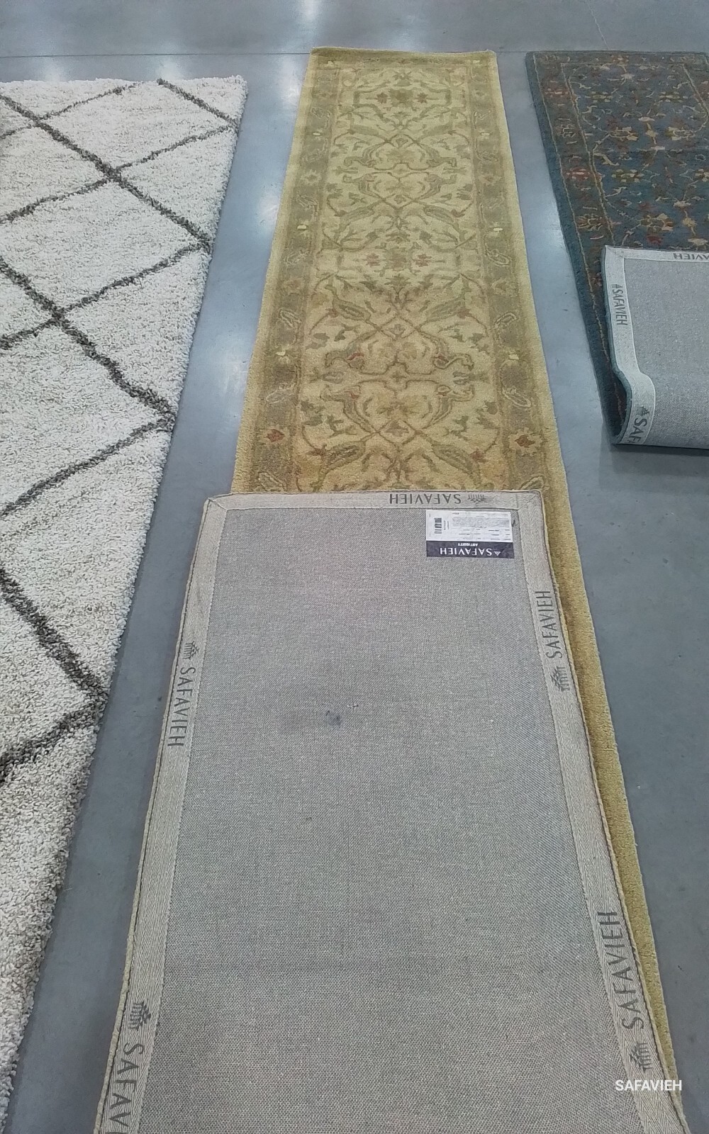 IVORY / BROWN 2'-3" x 16'-0" Back Stain Rug, Reduced Price 1172770758 AT311C-216 gallery