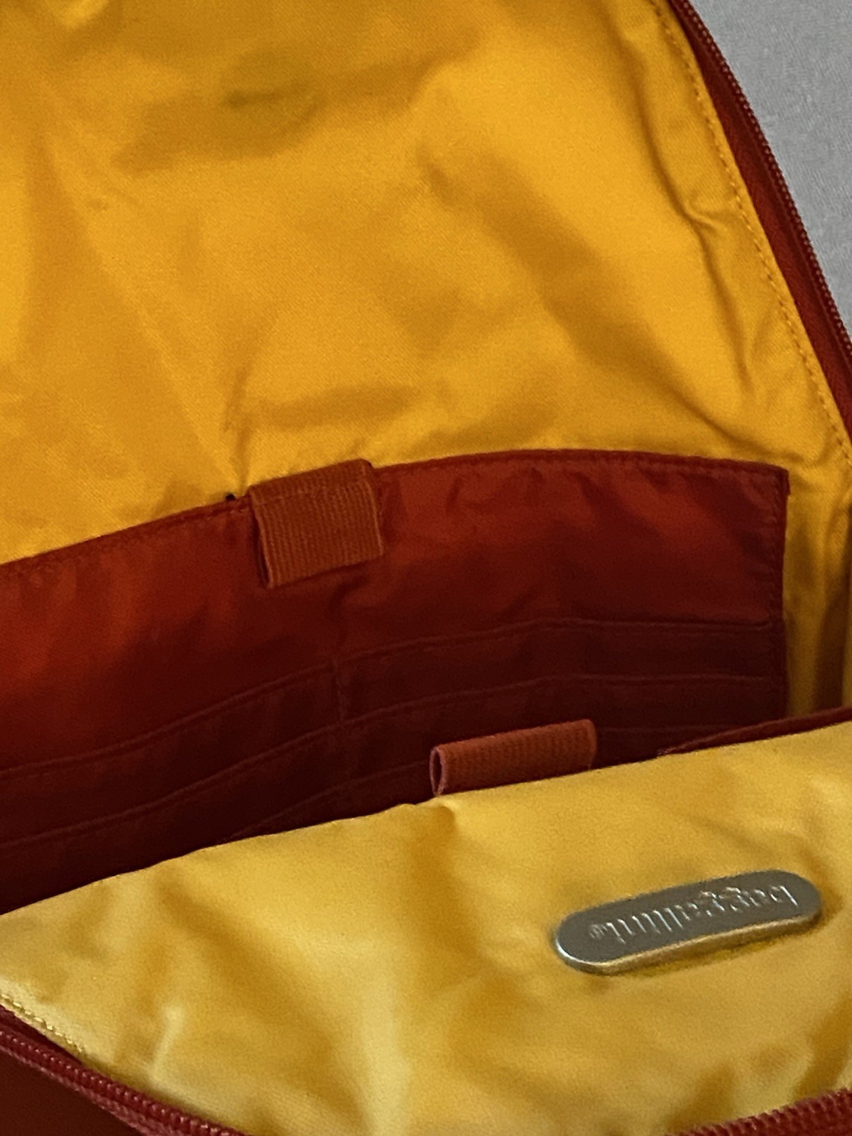 Baggallini Metro Convertible Backpack Nylon Rusty Red 5