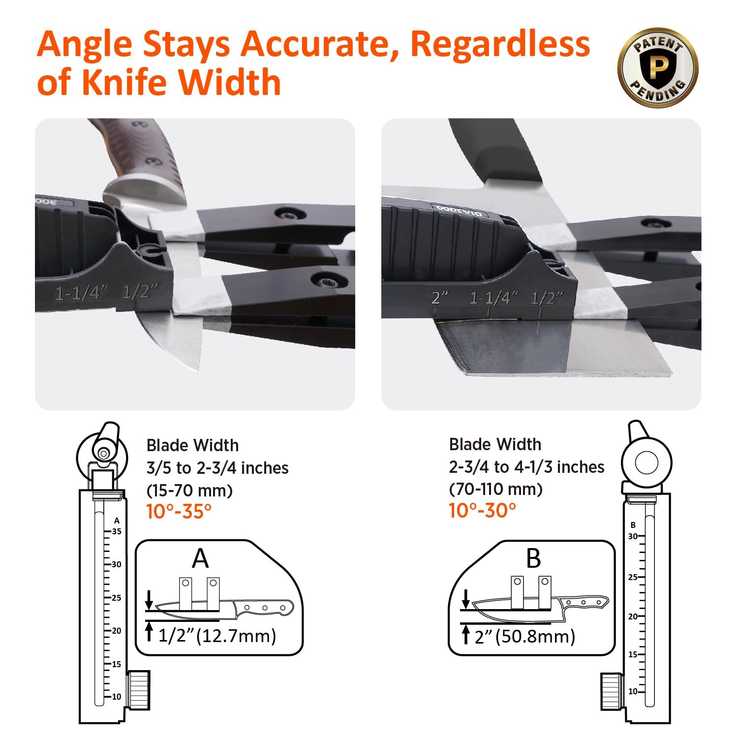 SHARPAL 202H Precision Knife Sharpening System–Adjustable Angle 10–35° gallery