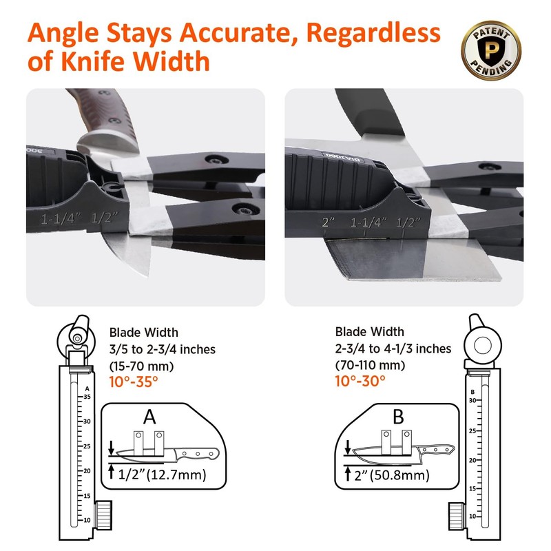 SHARPAL 202H Precision Knife Sharpening System–Adjustable Angle 10–35° gallery