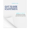 KastLite Clear Polycarbonate Sheet - 1/8" Thick Cut to Size Hard Plastic Sheets gallery