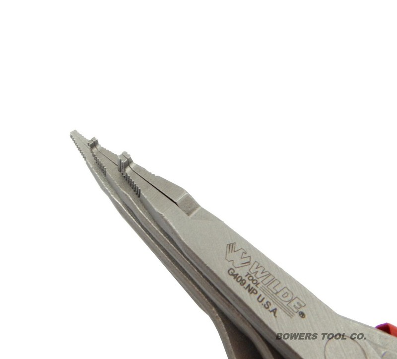 Wilde Lock Ring Pliers Set 3pc Straight Right Angle Thin Bent Curved 9" USA Made gallery