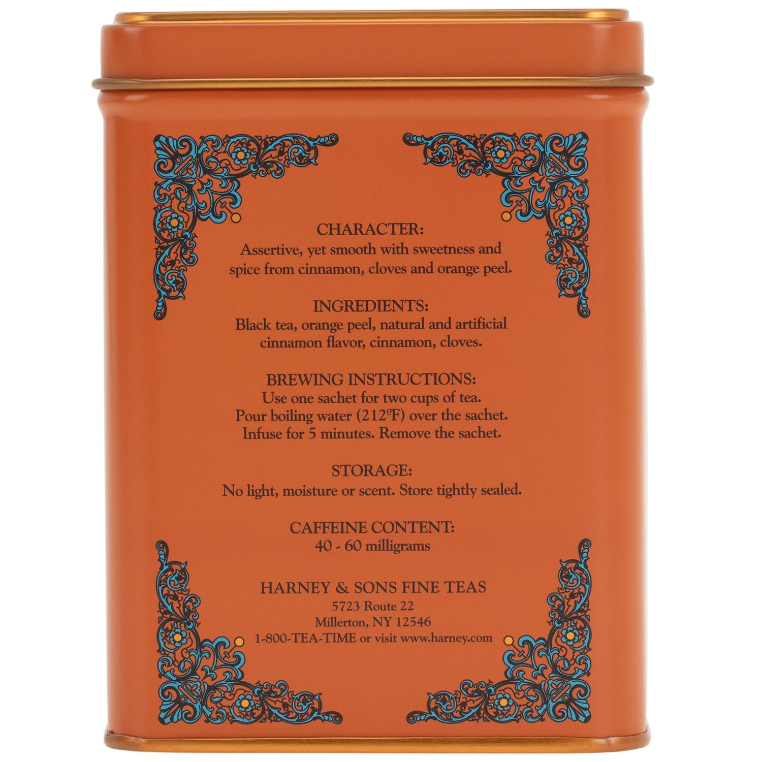 Harney & Sons Caffeinated Hot Cinnamon Sunset Black Tea with Orange and Cloves gallery
