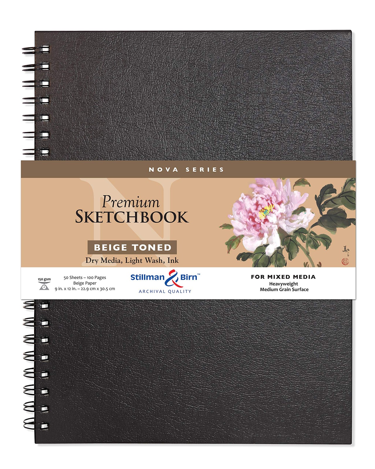 Stillman & Birn Nova Series - Wirebound Sketchbook - Portrait 9 x 12 - 150gsm gallery