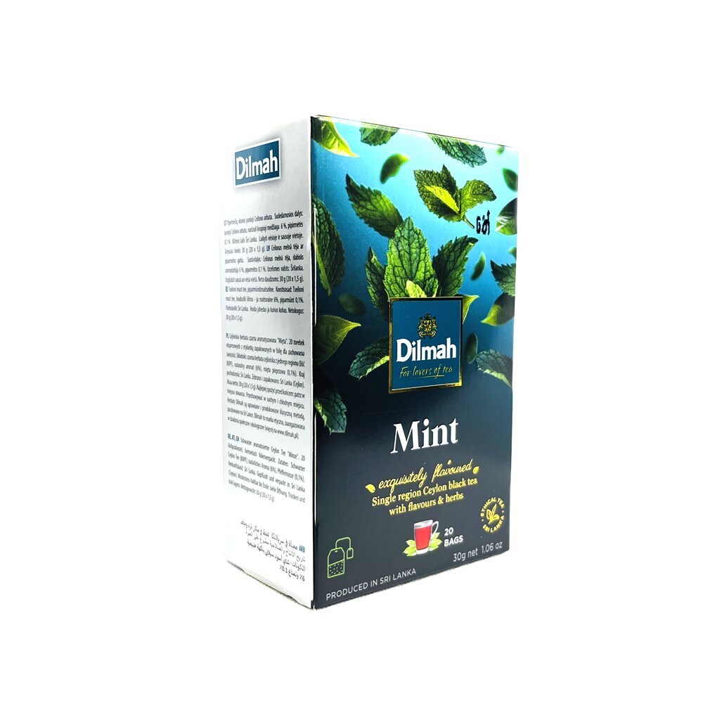 Dilmah - Fun Flavored Tea - Mint - Ceylon Tea - 20 Tea Bags gallery