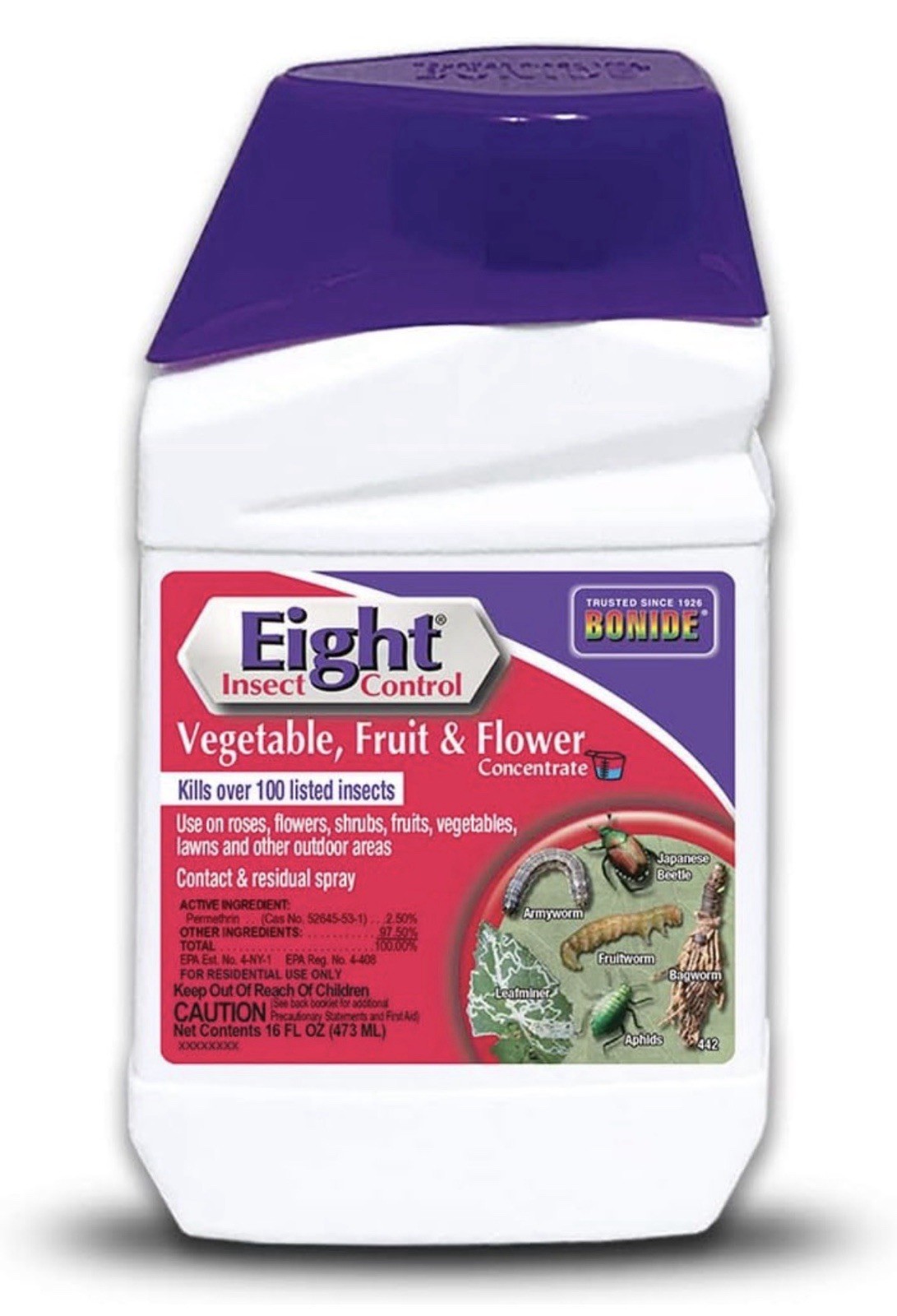 Bonide Eight Insect Control Vegetable, Fruit & Flower, 16 oz Insecticide gallery