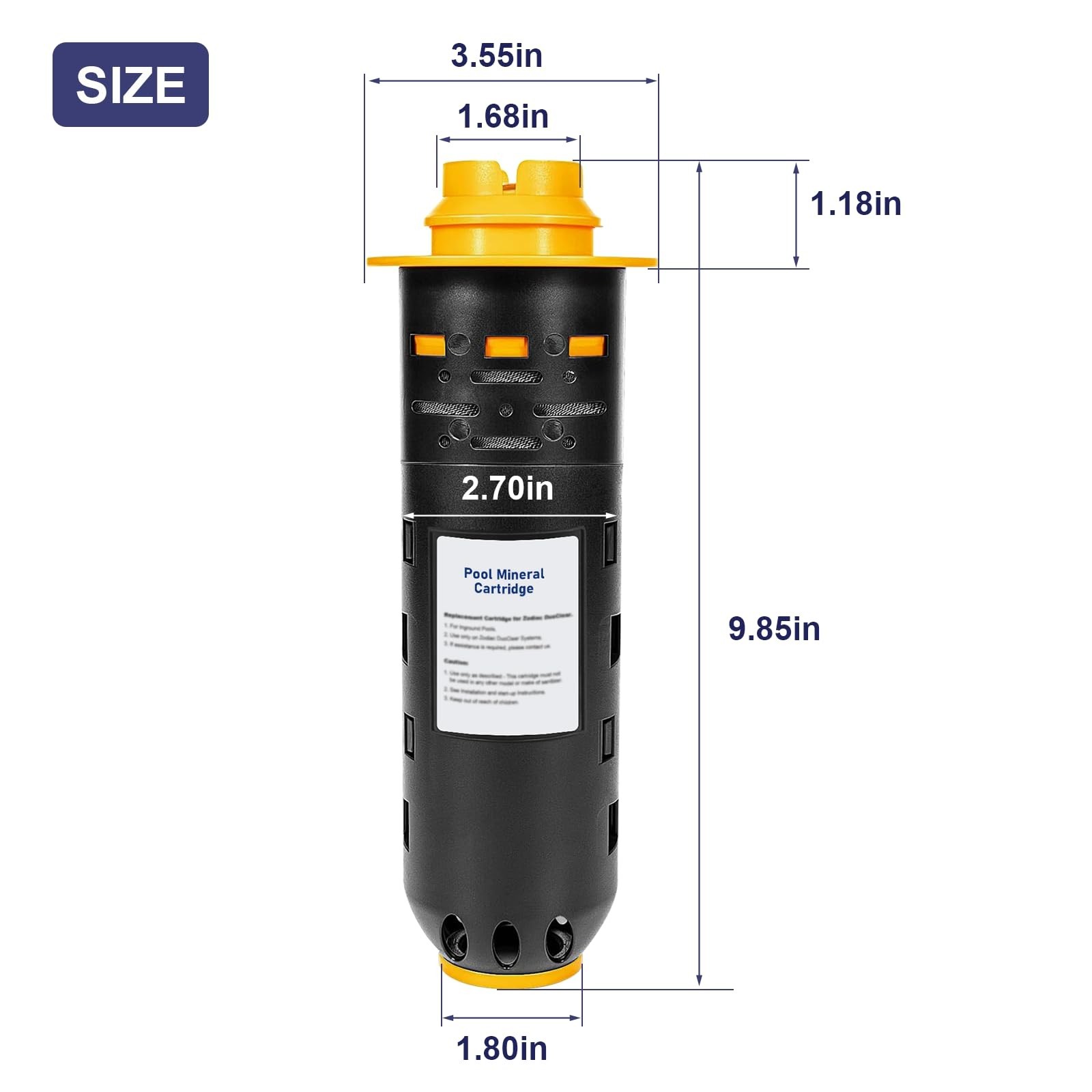 Replacement Mineral Cartridge for Zodiac DuoClear Fusion 25 35 45 Pool Systems gallery