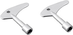 Triangle Spanner Key Set for Elevator Emergency Locks – 2 Pcs Silver Utility Key