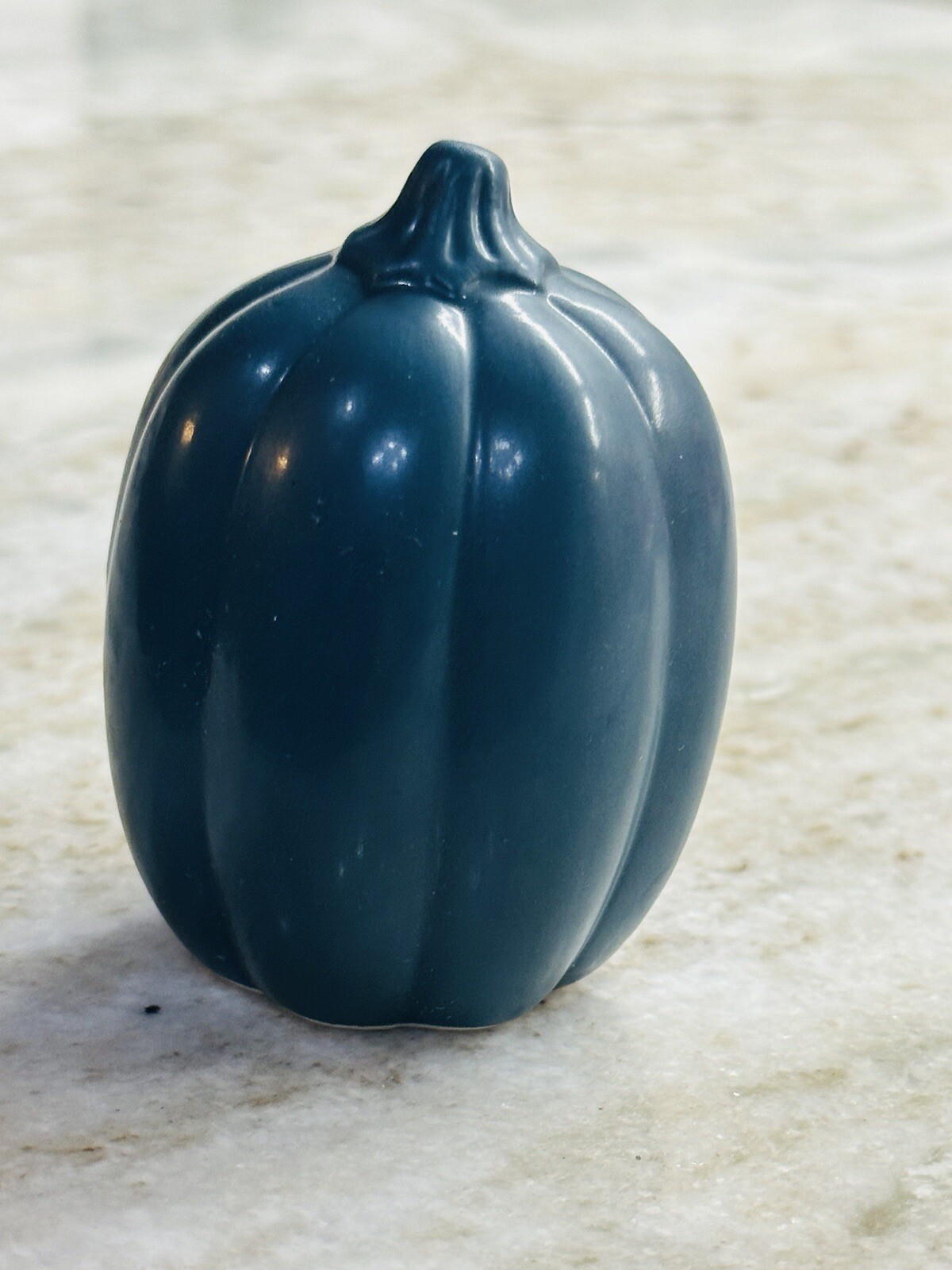 Ceramic Blue Pumpkin Tabletop 21/2 Inches With No Tags gallery
