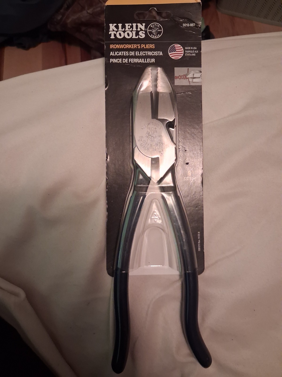 Klein Tools D213-9ST Ironworker Pliers - Blue gallery