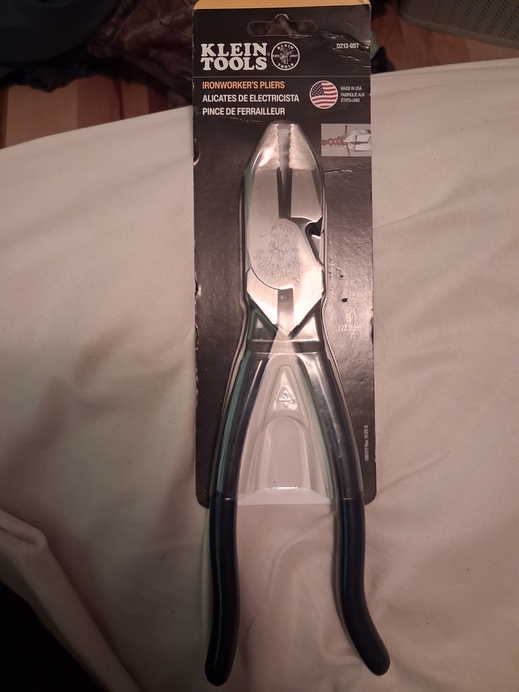 Klein Tools D213-9ST Ironworker Pliers - Blue