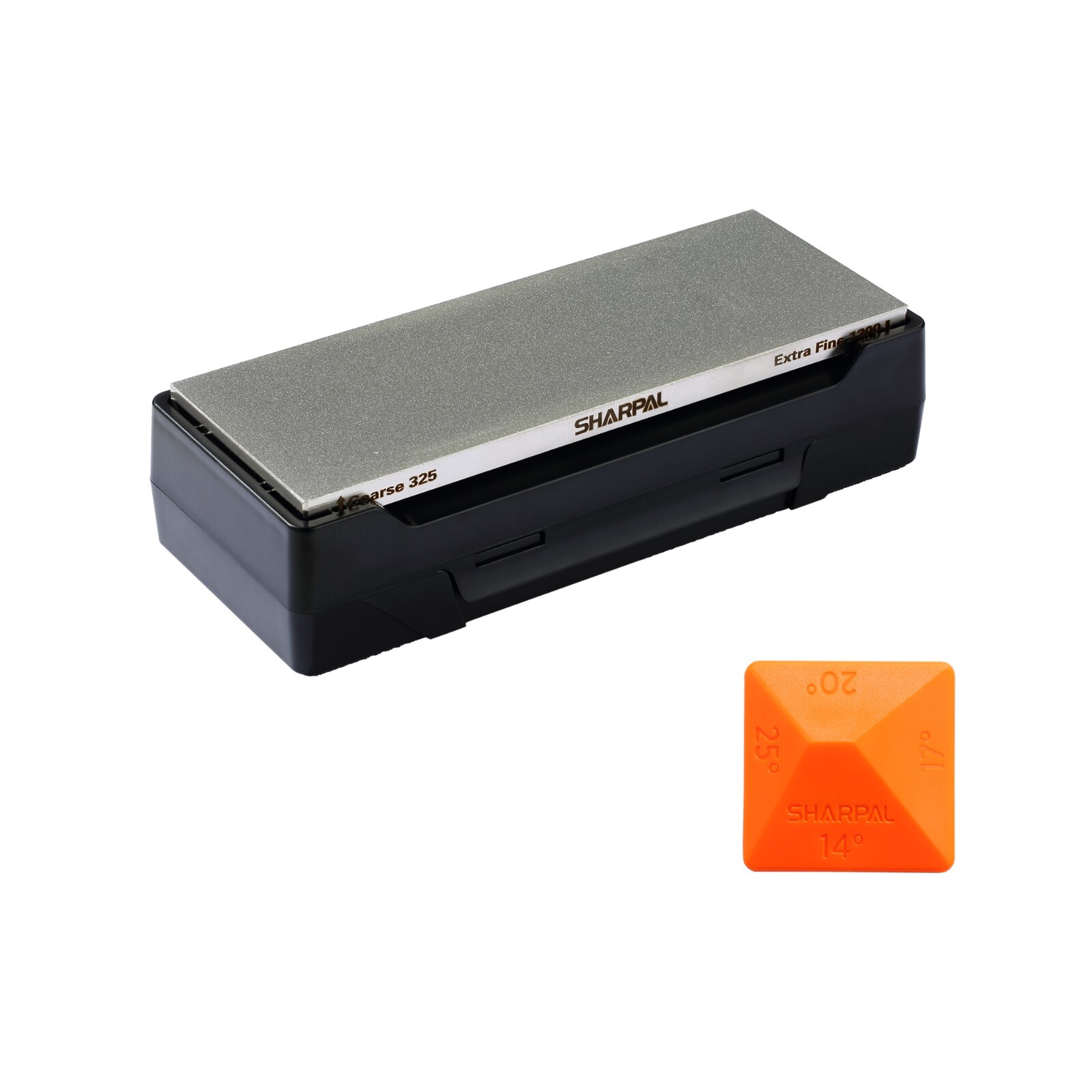 Doublesided Diamond Sharpening Stone Whetstone Knife Sharpener with Storage Base gallery