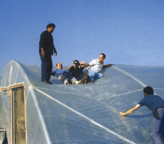 12 Mil CLEAR REINFORCED Plastic Greenhouse Film MEGA TOUGH gallery