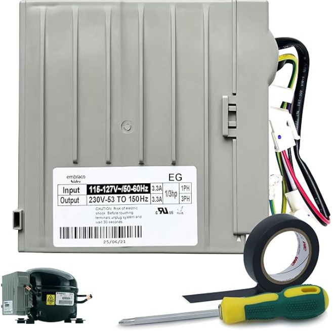 NEW Upgraded Refrigerator Control Inverter Board VCC3 1156 115V For Embraco gallery