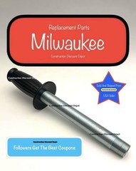 Milwaukee Replacement Pipe Handle 43-62-0122 With Handle Grip 43-62-0246