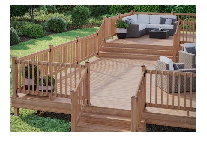 Deckorators 4-in x 4-in Copper Plastic Deck Post Cap gallery
