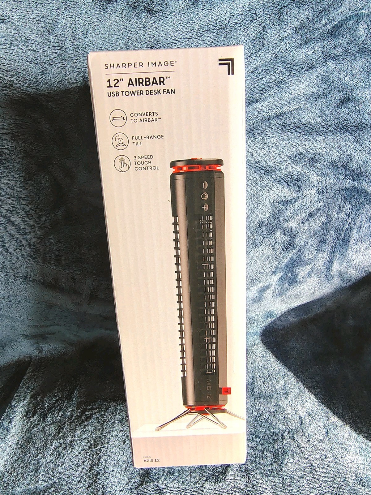 Sharper Image AXIS 12 Desktop Airbar Tower Fan (USB or AC Adapter) by Vornado gallery