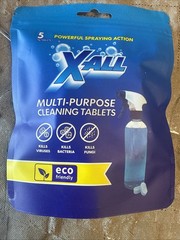 X-ALL Multipurpose Cleaning Tablets 5 tablets New / Sealed