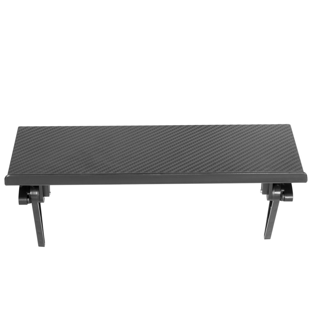 Adjustable TV Accessory Shelf: No-Holes Mounting, 180° Rotation & Sturdy ABS gallery