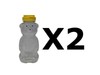 Plastic Squeeze Bear Bottle Container 12 OZ Honey Bee Jar Dispenser ~ 2 PK gallery