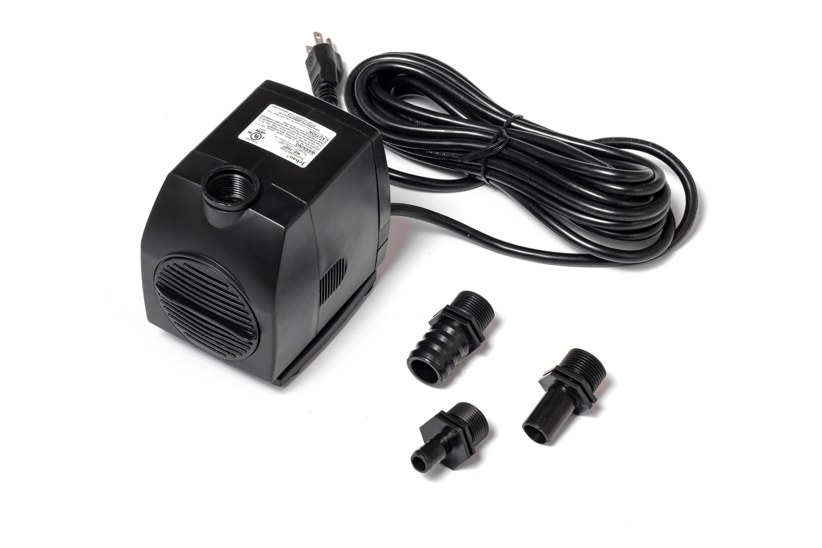 Jebao WP-2000 Submersible, Hydroponics, Aquaponics, WP2000 - 530gph, Black gallery