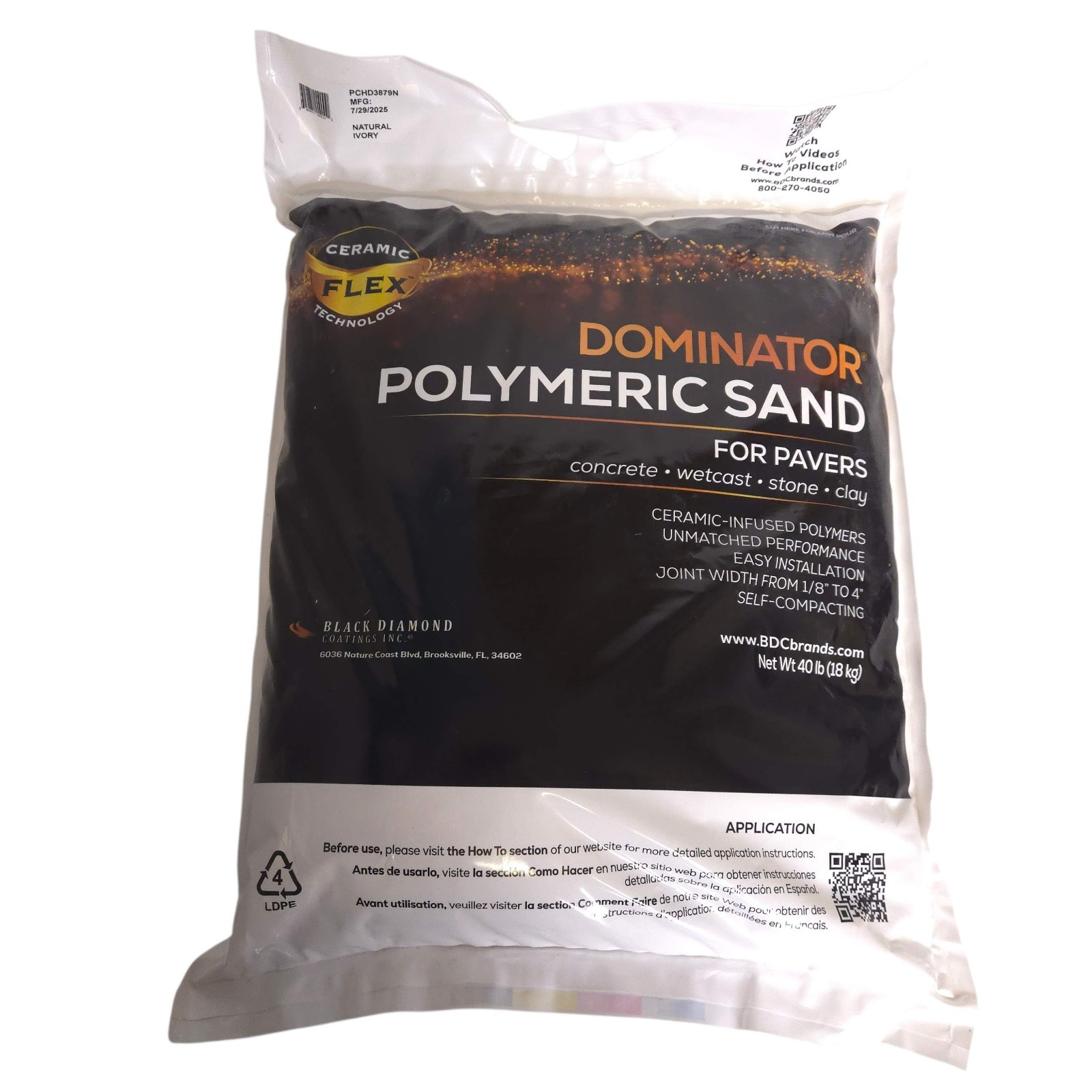 DOMINATOR Polymeric Sand 40 Pound Natural Ivory gallery