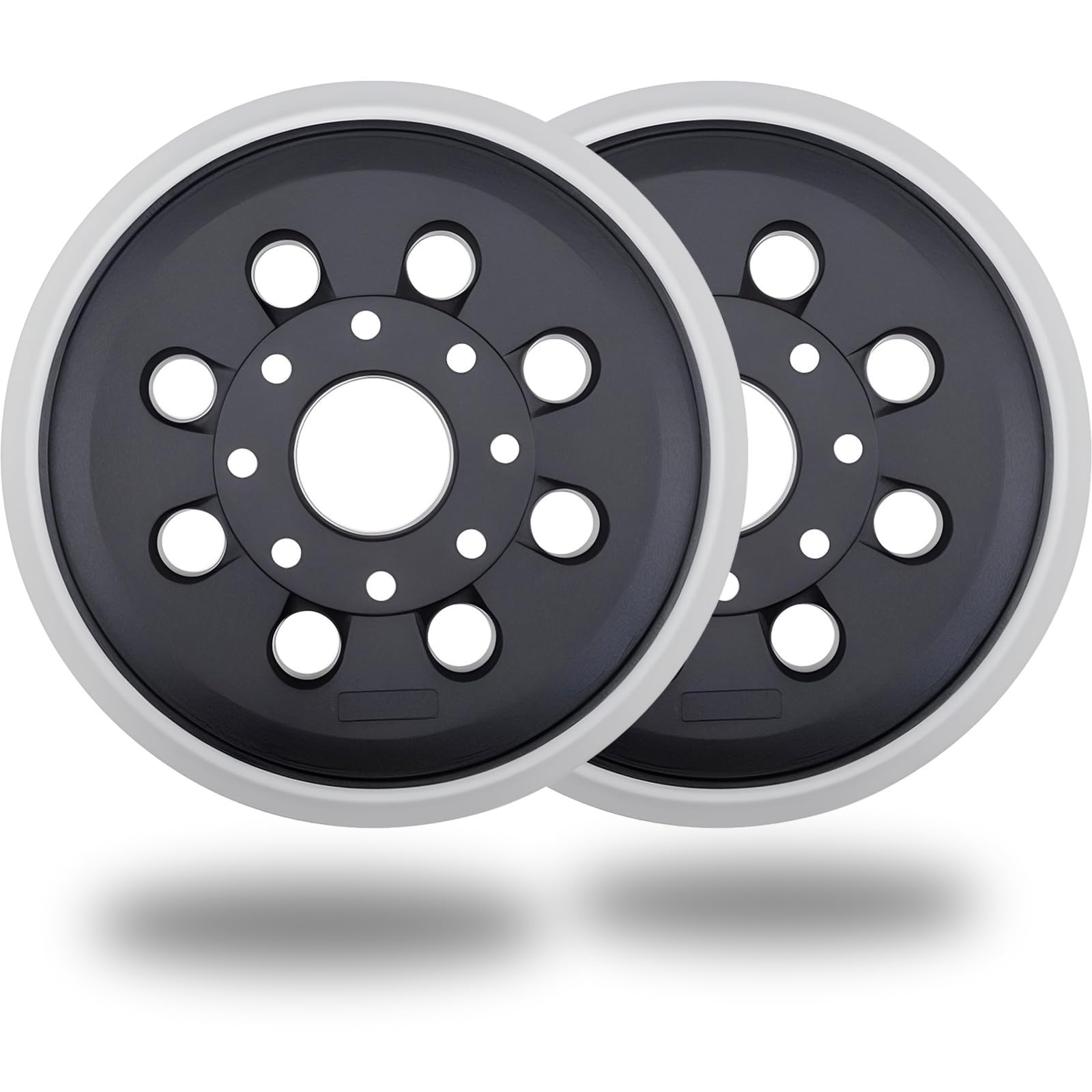 2 Pack 5 Inch 8 Hole Hook & Loop Replacement Sander Pad for 5" Bosch ROS20VS, gallery