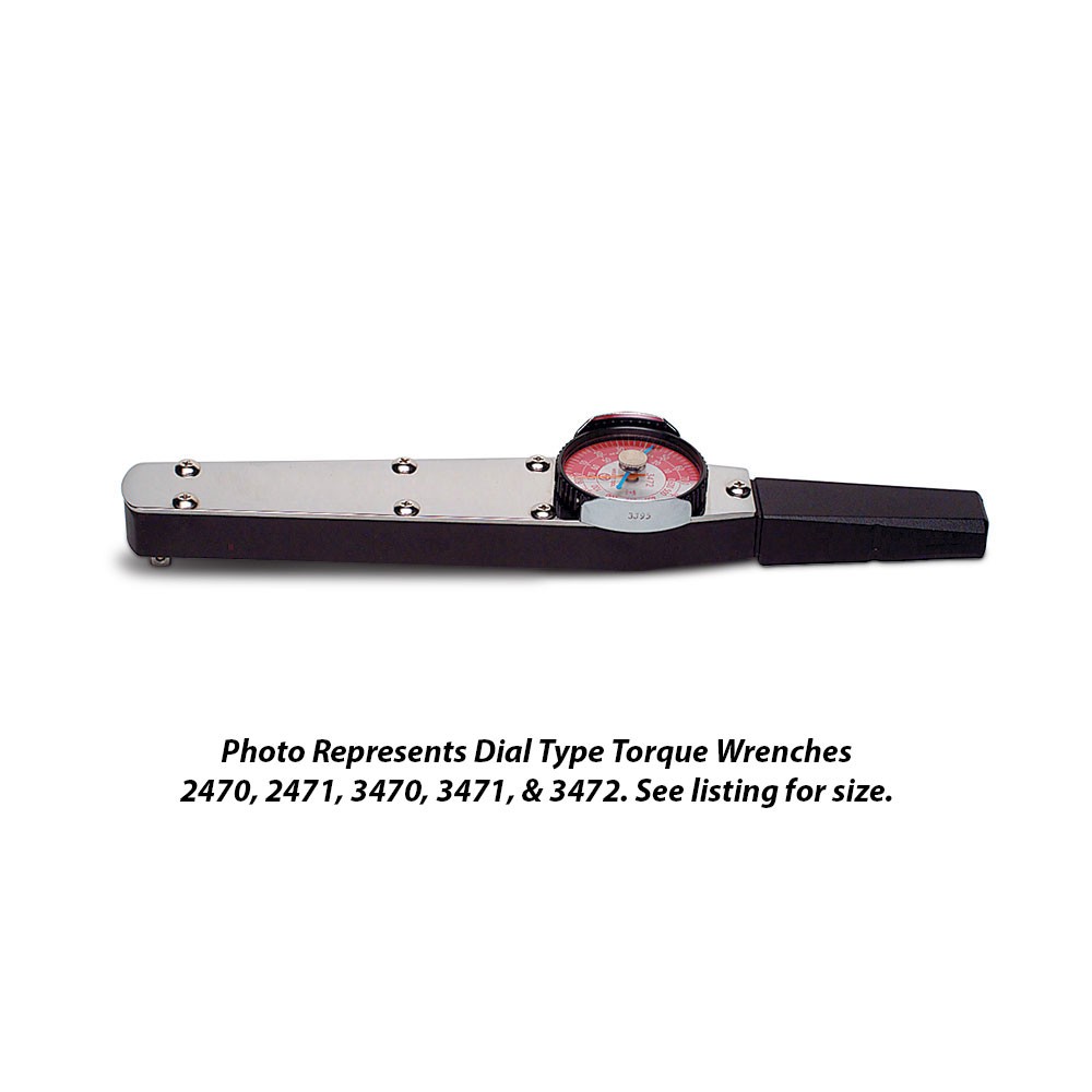 Wright Tool 3470 3/8in Drive Dial Torque Wrench 0-150 in-lb Chrome