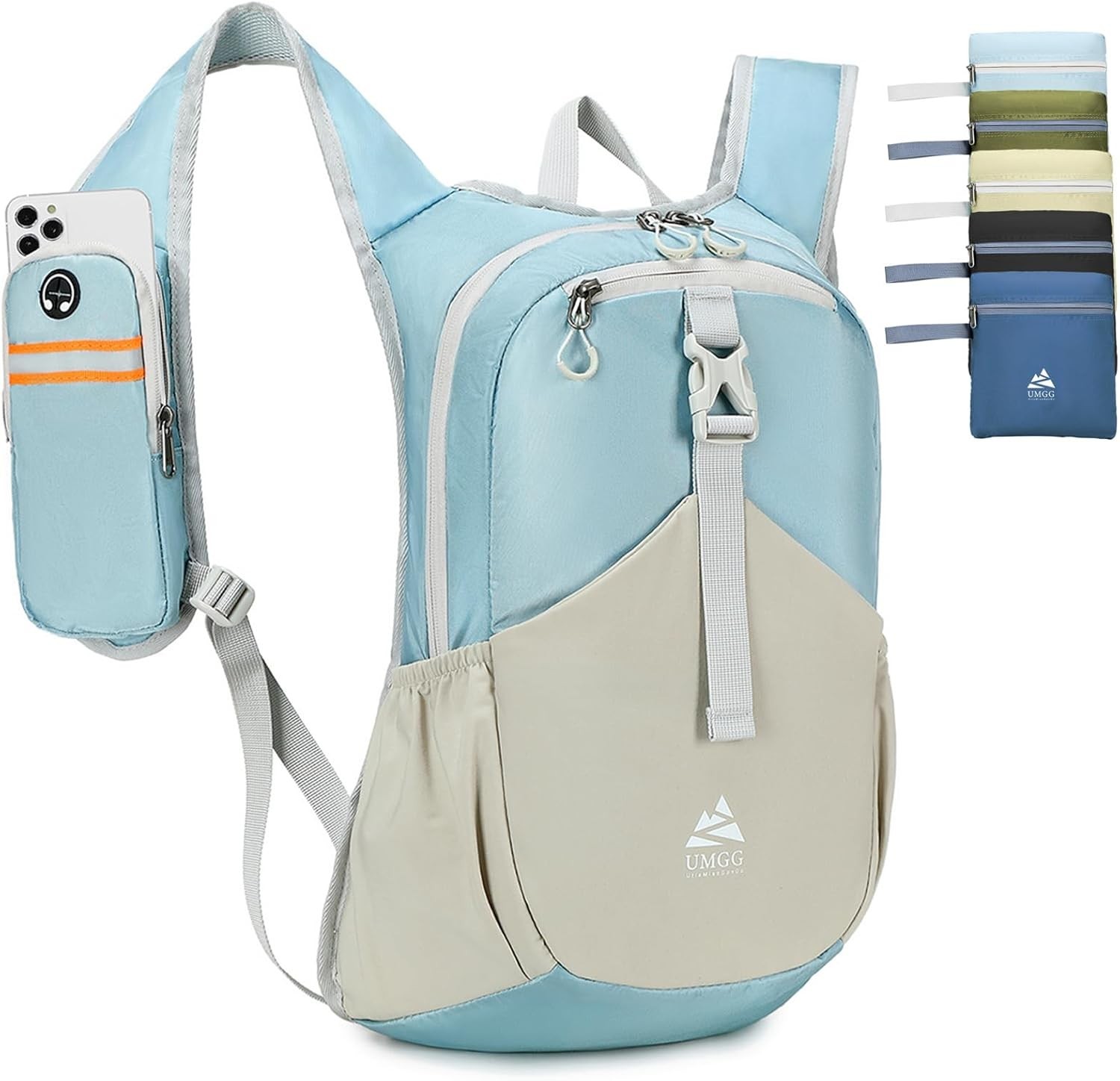 15L Small Hiking Backpack for Women Men Lightweight Packable Backpack Foldabl... 2