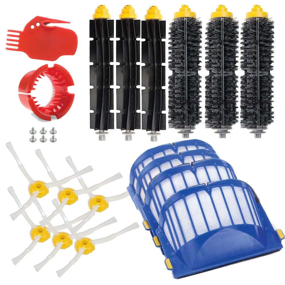 Replacement Parts Kit For iRobot Roomba 600 Series Vacuum Filter Brush Cleaner gallery