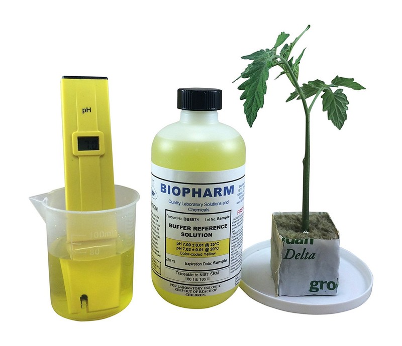 Biopharm Buffer Calibration Solution (4) each 8oz bottles pH 4, 7, 10, and ES gallery