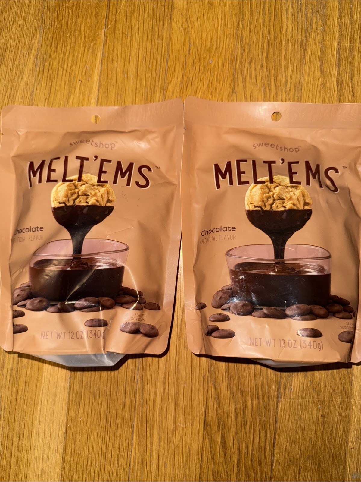 Two Sweetshop Melt'ems 12oz Chocolate for dip, drip, Long shelf life Made in US gallery
