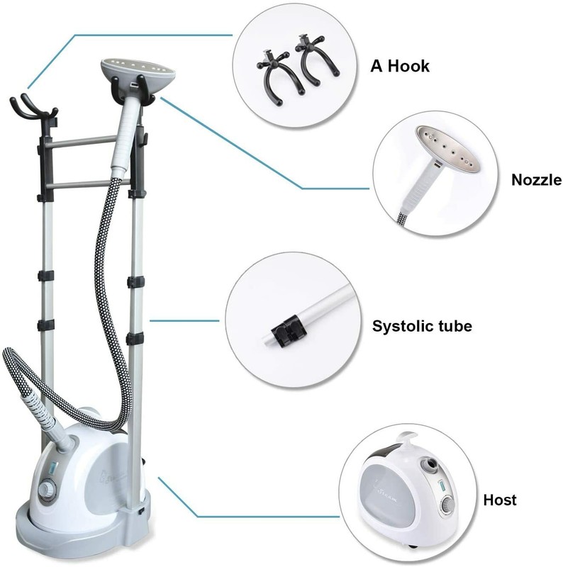 PowCube Garment Steamer,Standing Clothes Steamer with Clothes Hanger gallery