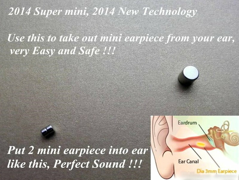 5Pcs Super Mini Magnetic Wireless Earpiece In-Ear Smallest Earphone gallery