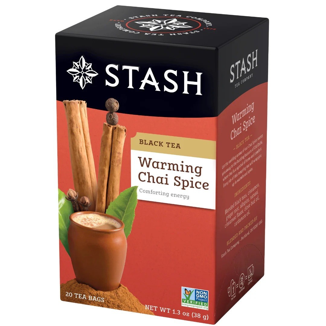 Stash WARMING CHAI SPICE Black Tea Comforting Energy 20 Bags / Box 2Pk JAN 2028 gallery