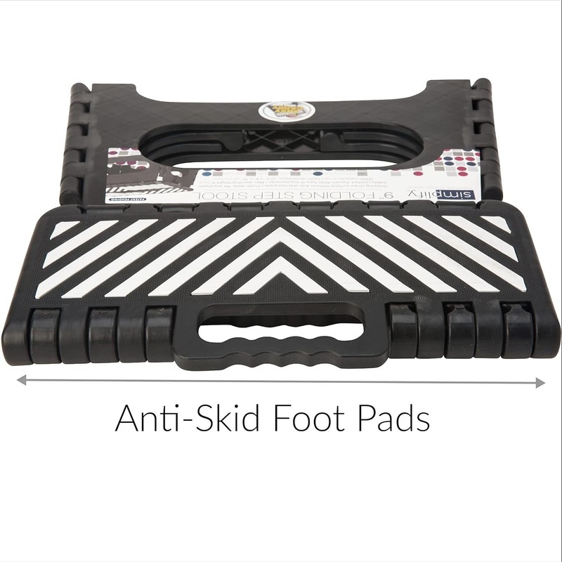 Folding Step Stool Lightweight Portable Non-Slip Kids Adult Kitchen Bathroom gallery