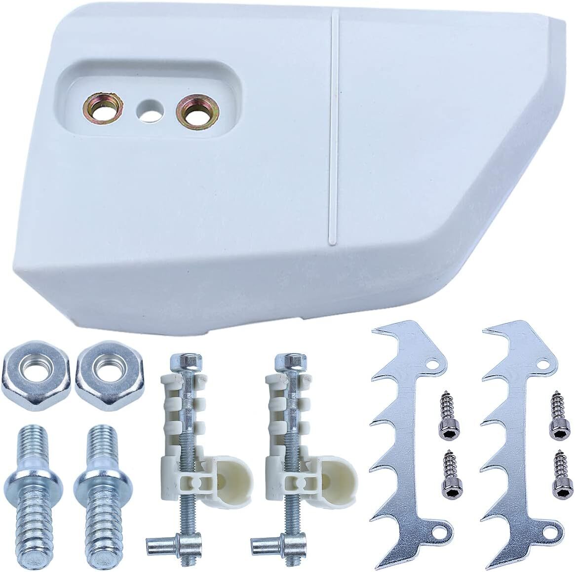 Chain Sprocket Cover with Adjuster Tensioner Stud Nut for Stihl 017 MS170 MS180 gallery
