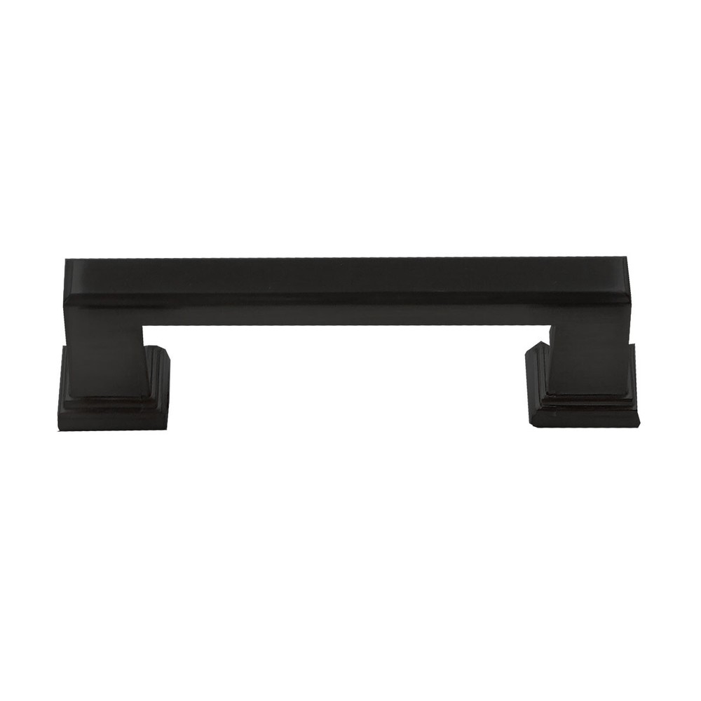 Square Bar Pull Handle Kitchen/Bath Cabinet Door Hardware Modern Black KPT