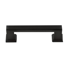 Square Bar Pull Handle Kitchen/Bath Cabinet Door Hardware Modern Black KPT