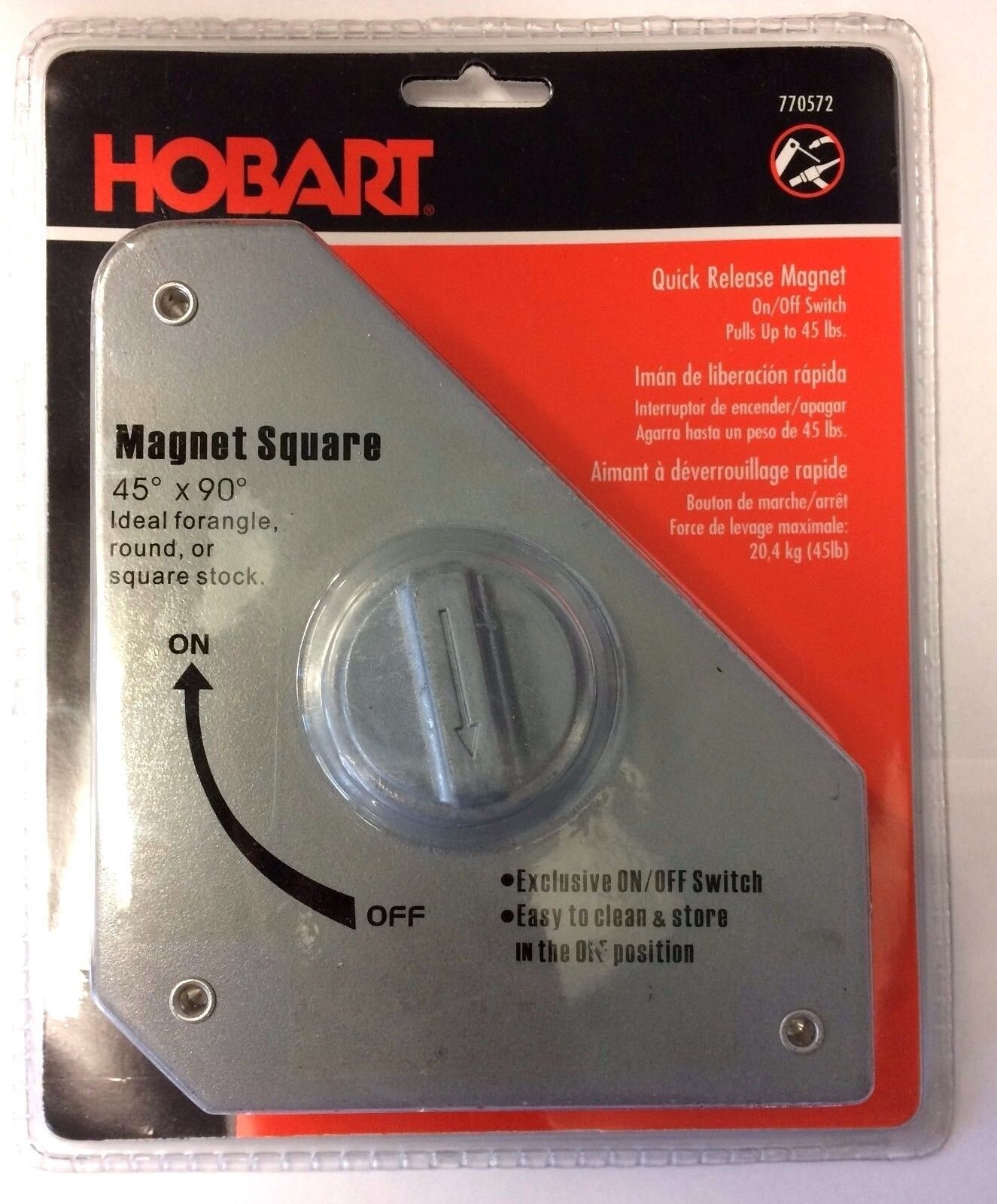 Hobart 770572 Quick Release Magnet On/Off Switch Pulls up to 45lb's gallery