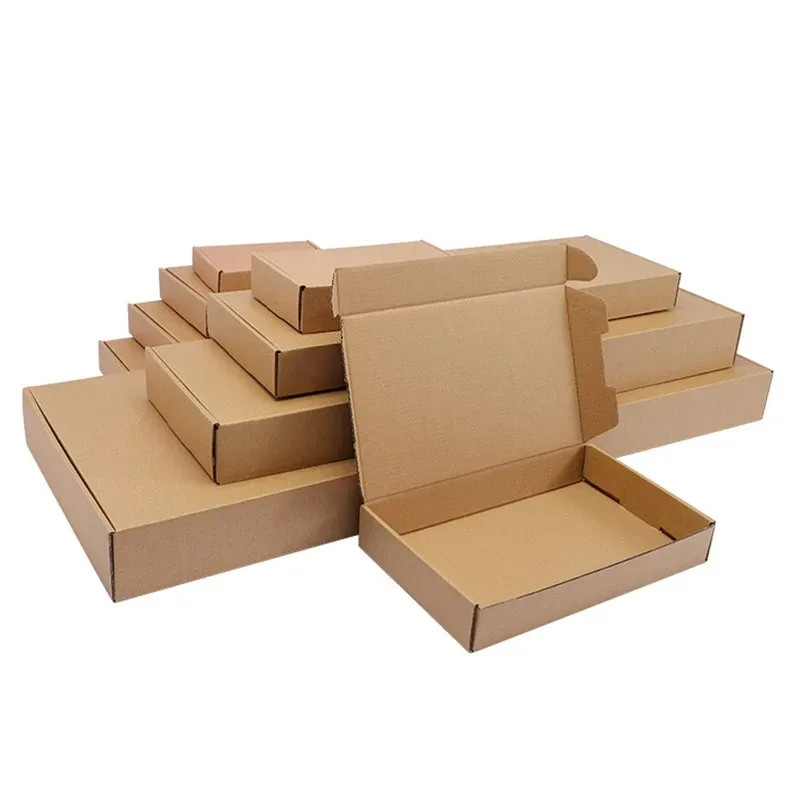 10/30 PCS Extra hard white/brown multi size brown carton packaging wedding party gallery