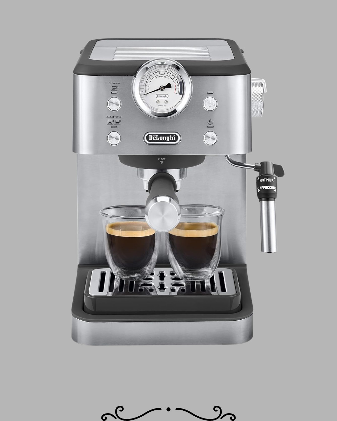 De’Longhi EM450M Classic Espresso Machine with Milk Frother gallery