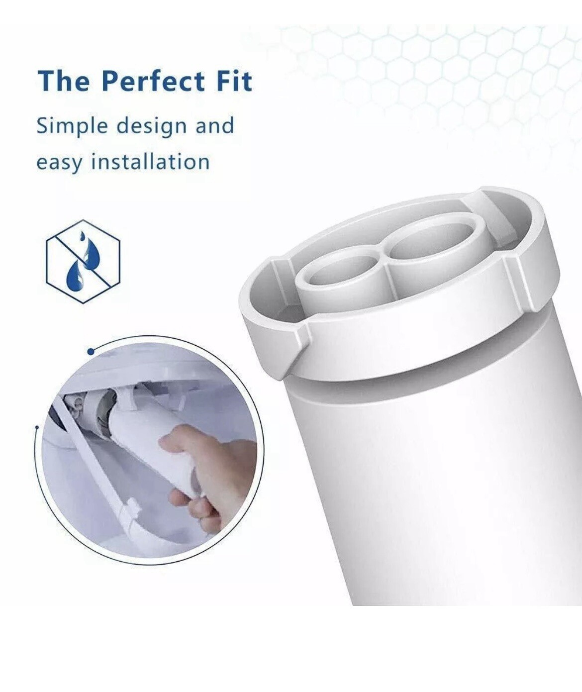 2Pack GE XWF Replacement XWF Appliances Refrigerator Water Filter (NOT XWFE) gallery